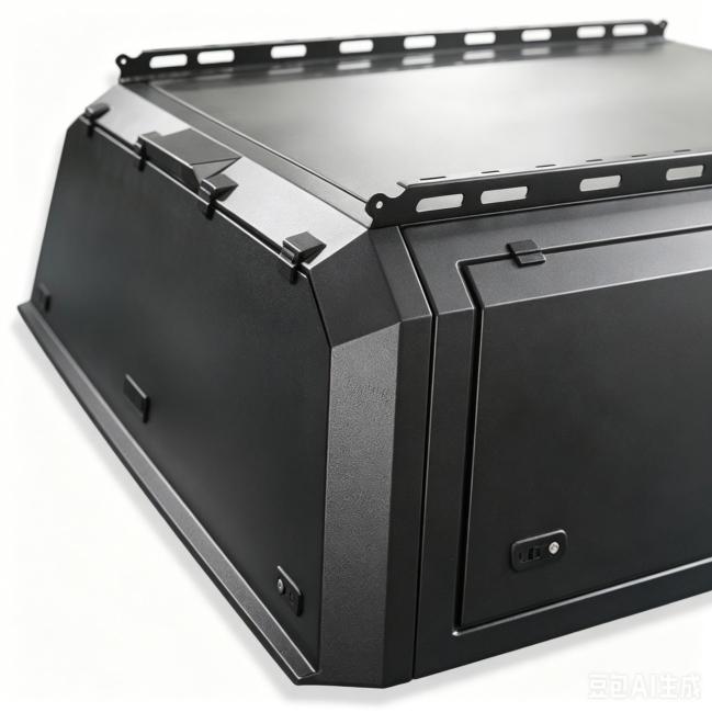 4 Solid Panel Pickup Truck CanopyFixed Glass and Solid Panel Truck Canopy