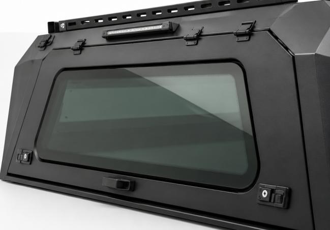 Full Fixed Glass Pickup Canopy