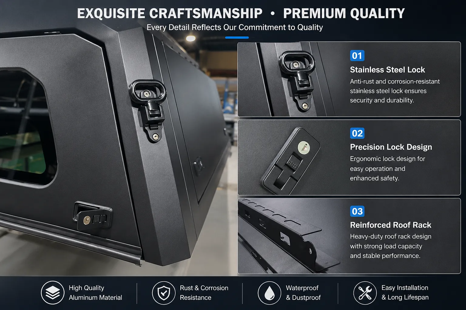 Our Factory Expands Global Cooperation in Pickup Truck Accessories Manufacturing(Image1) Our Factory Expands Global Cooperation in Pickup Truck Accessories Manufacturing(Image1)