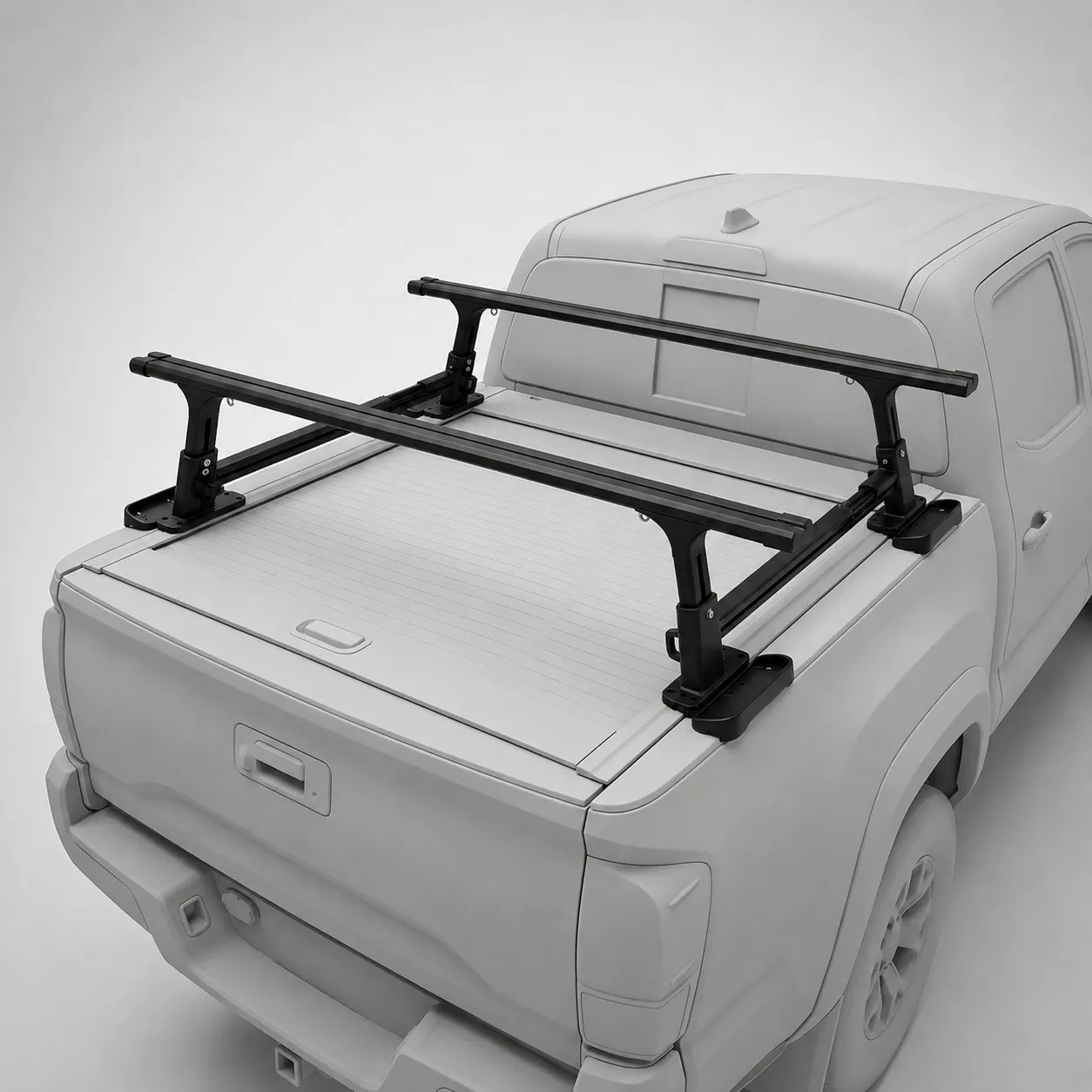 Aluminum T-Slot Pickup Truck Bed Rack for Rooftop Tent, Ladder & Cargo Accessories