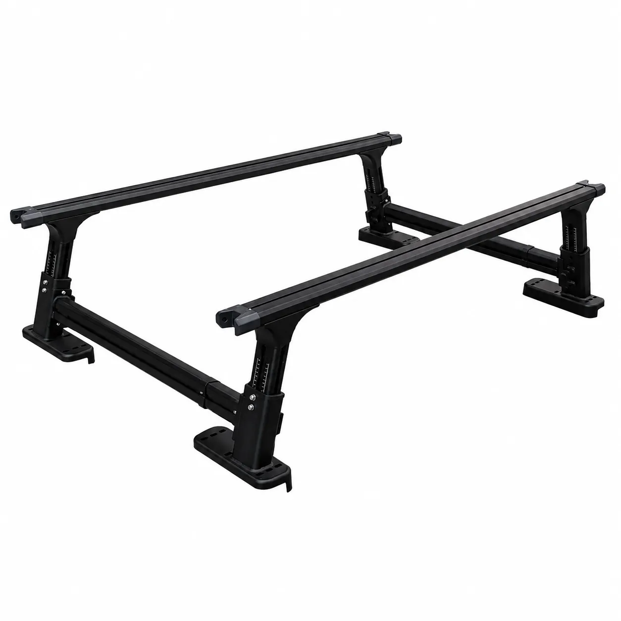 Aluminum T-Slot Pickup Truck Bed Rack for Rooftop Tent, Ladd