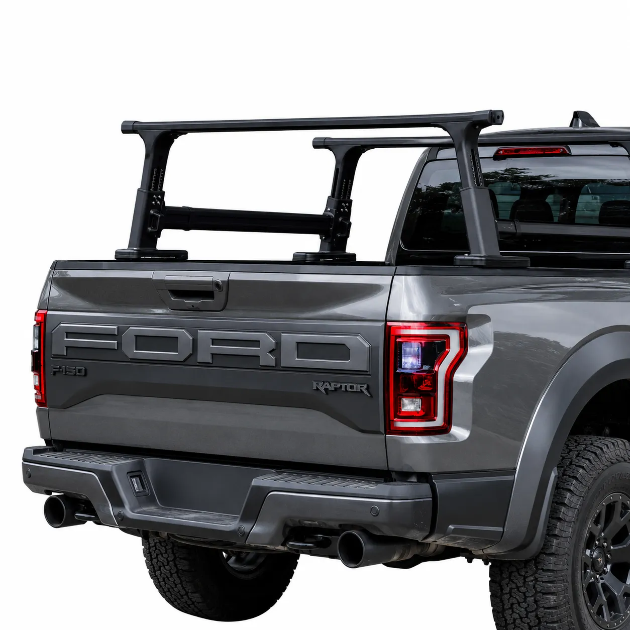 Aluminum T-Slot Pickup Truck Bed Rack for Rooftop Tent, Ladder & Cargo Accessories