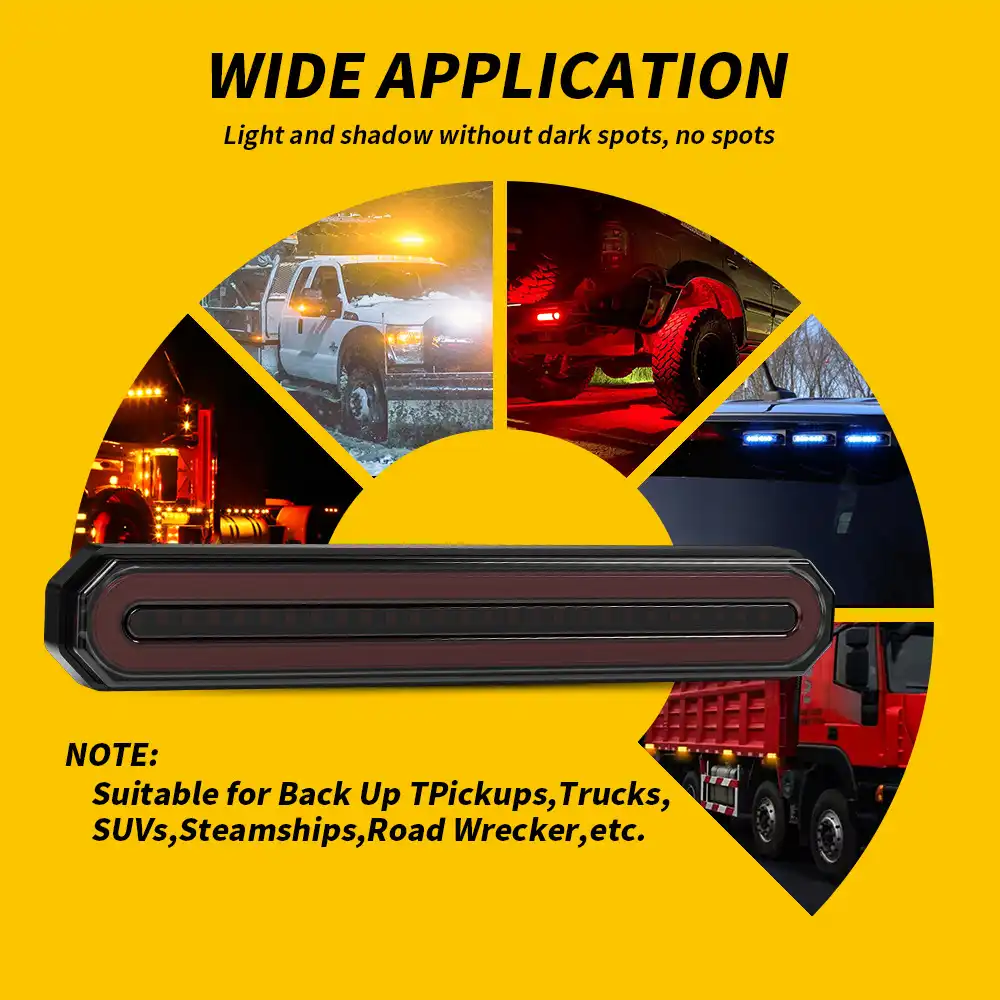Dual Color Sequential LED Truck Tail Light / LED Rear Combination Light