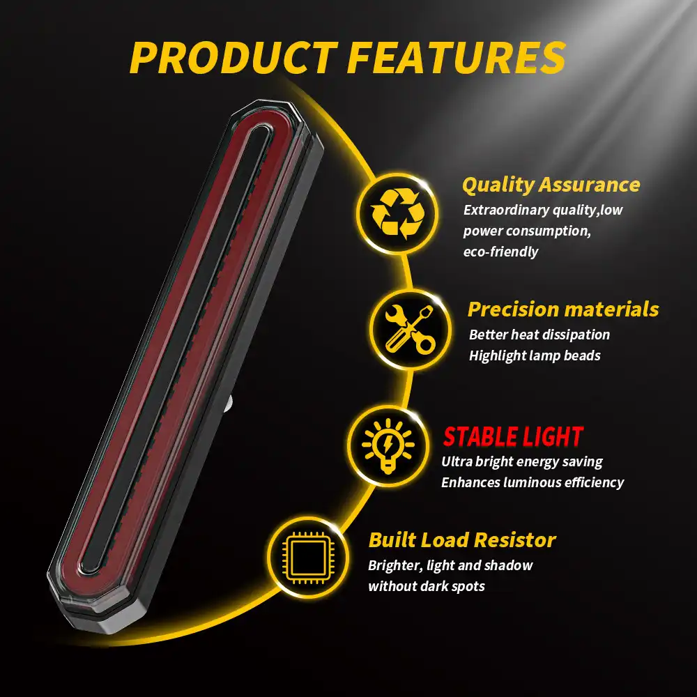 Dual Color Sequential LED Truck Tail Light / LED Rear Combination Light